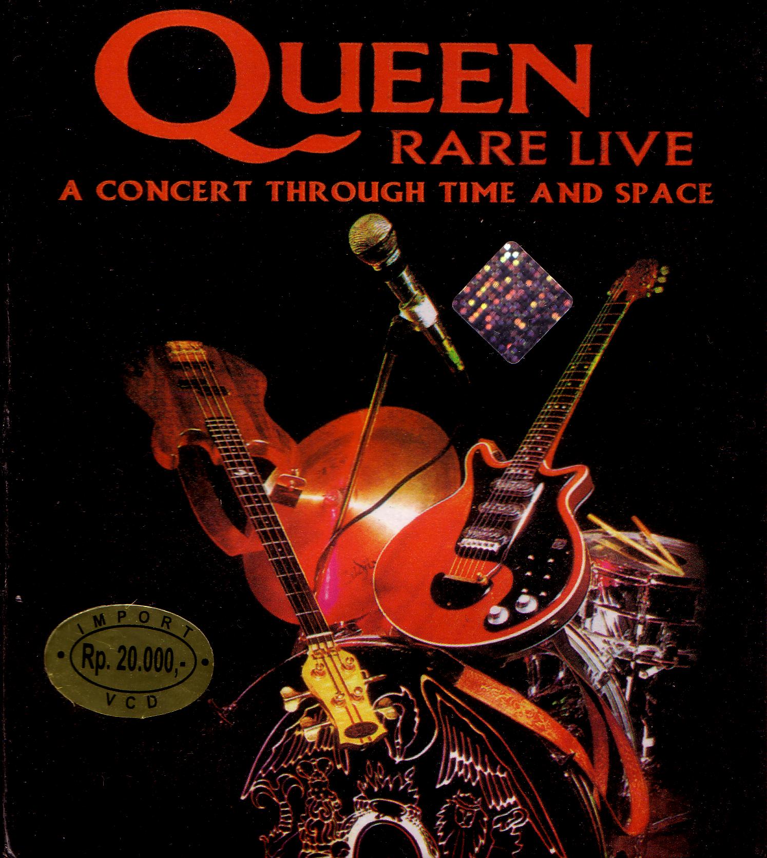 Queen video cd Indonesia RARE LIVE